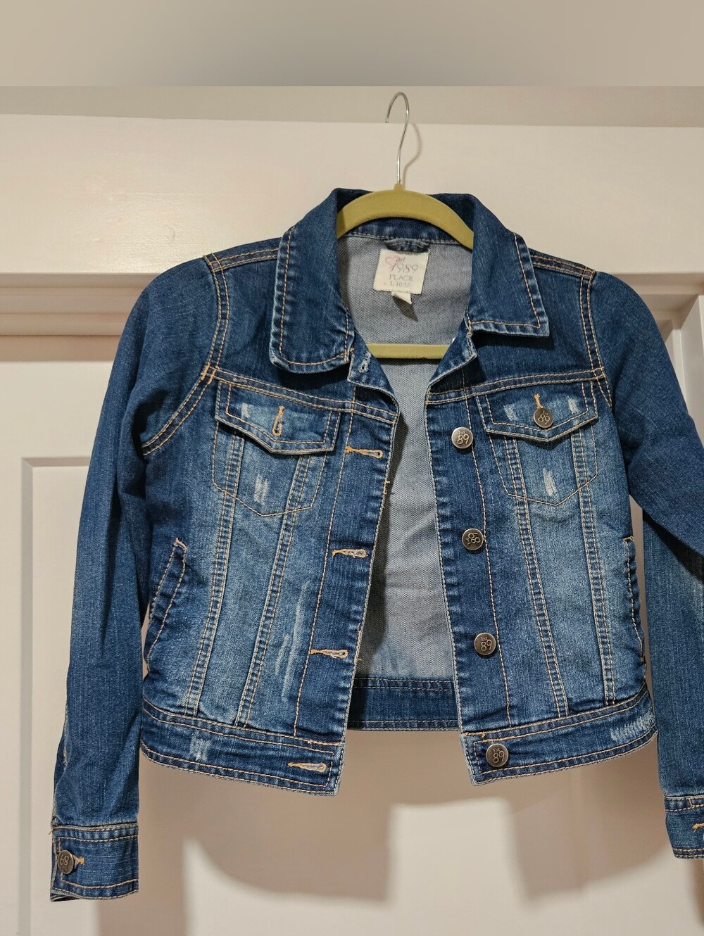 Girls Jean Jacket Children's Place Large 10/12